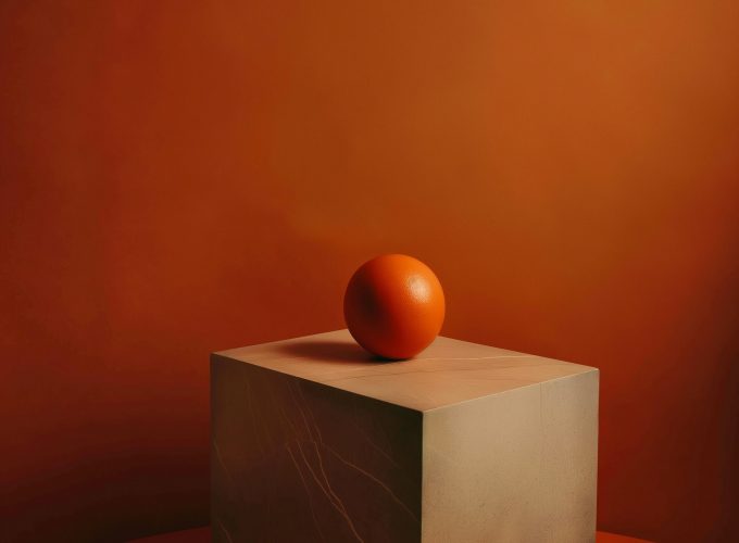 Monochromatic Orange Composition