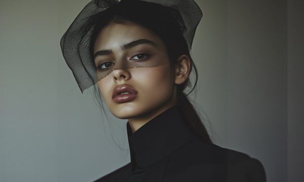 Elegant Veiled Portrait